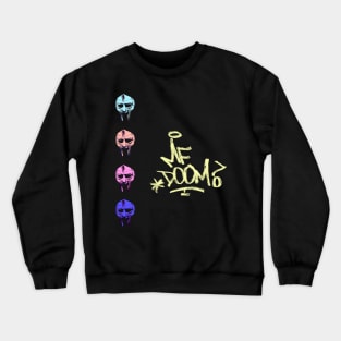 Mf doom masks and signature Crewneck Sweatshirt